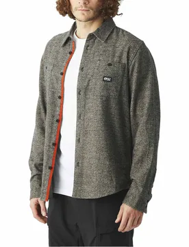 Chemise en coton biologique - Lewell Shirt Pure Cashmere en Coton - Taille L - Beige - Picture Organic Clothing - FashionsVida