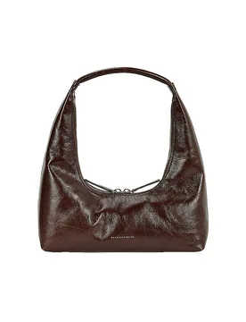 Ledertasche - Hobo Shoulder braun damen - MARGESHERWOOD - FashionsVida