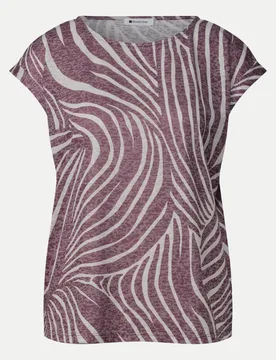 Dropped Shoulder Shirt Violett 38 - Street One - FashionsVida