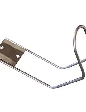Stainless Rack For Life Buoy Silver 17 x 7 x 16 cm unisex - Softee - FashionsVida