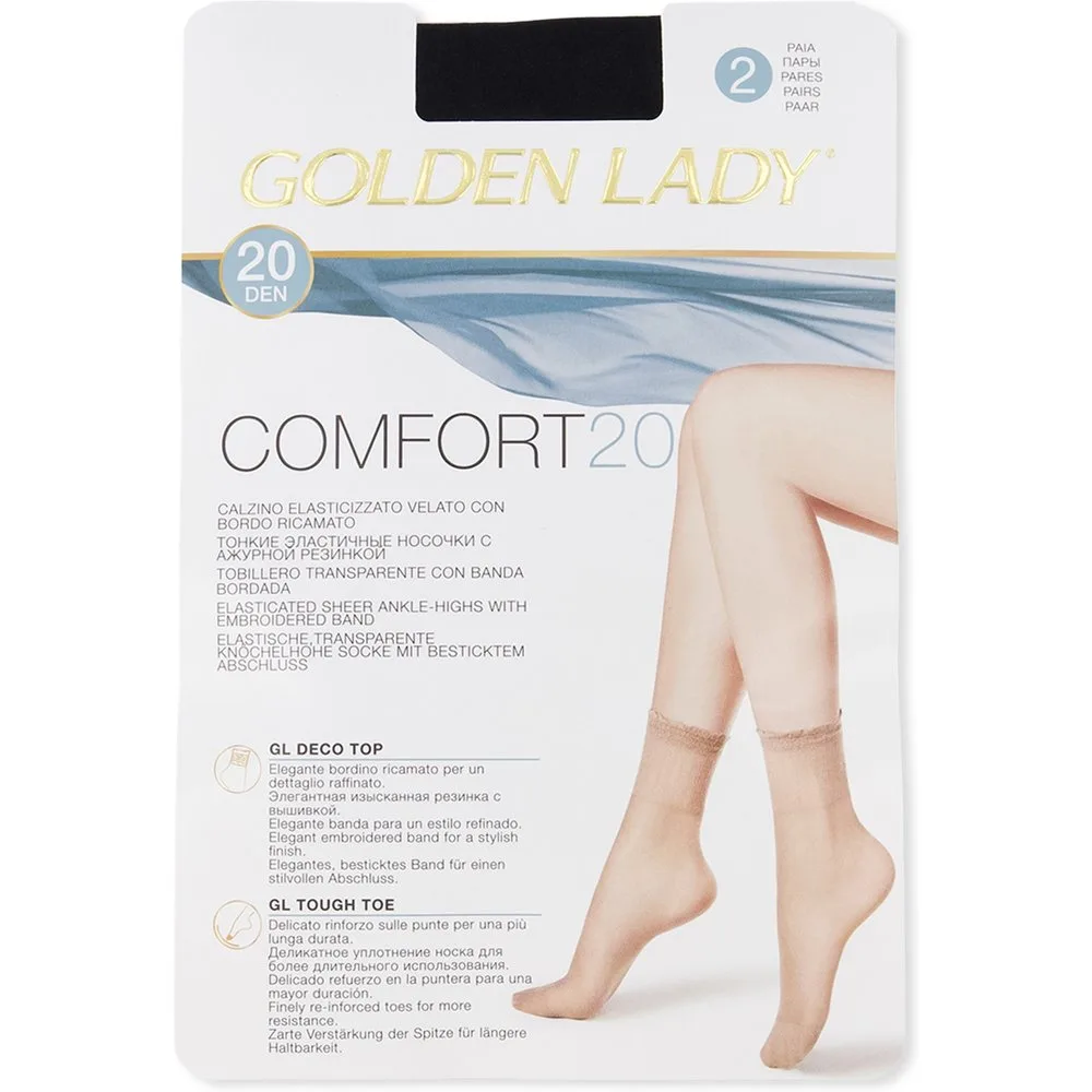 Socquette tobillero básico - Golden Lady - FashionsVida