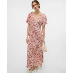 Vero Moda - Vestido largo cruzado