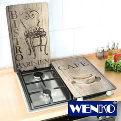 Herdabdeckplatte Universal Bistro 2er-Set, für alle Herdarten