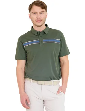 Polo Cruit drycool, dunkelgruen m - Abacus - FashionsVida