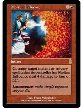 Molten Influence (foil) Odyssey - Magic: The Gathering - FashionsVida