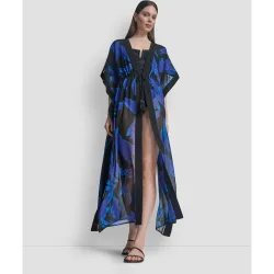 DKNY - Maxi kaftan lazo