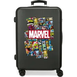 Maleta mediana comic marvel rígida con capacidad de 70l