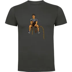 T-shirt à Manches Courtes Crossfit Ropes Dark Grey 2XL