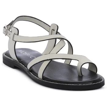 Flache Sandalen Off White 40 - Mosaic - FashionsVida