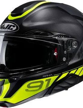 Casco Moto Modulare P/J RPHA 91 RAFINO MC3HSF Nero Opaco taglia M - HJC - FashionsVida
