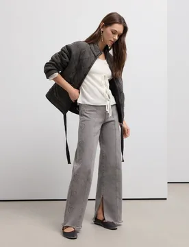 Pantalón de mujer con bordados - Green Coast - FashionsVida
