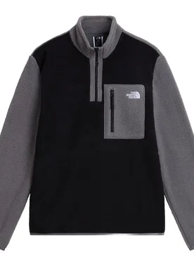 Yumiori 1/4 Zip Jacket - Jacke-Fleece - schwarz / grau - Herren - Size: M - The North Face - FashionsVida