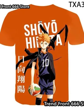 Japanese Anime Haikyuu Volleyball Juvenile Children's T-shirts Summer Short Sleeve Crewneck Tops Boys And Girls Tees - Aliexpress - FashionsVida