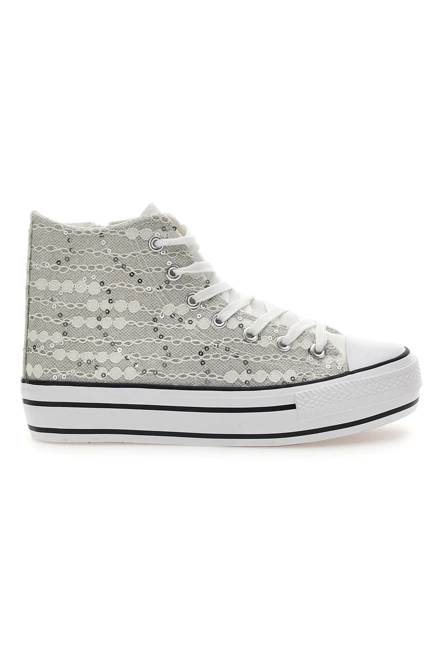 Sneakers Alte Argento Energy 106 37 - Energy - FashionsVida
