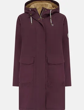 Fallon Women's Coat in Dark Red Size: 18 - Dark Red - Size: 18 - Lighthouse Clothing - FashionsVida