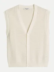 Marc O' Polo Pullunder Cardigan Weiß L