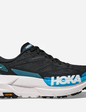 Men's Mafate X Trail Shoes in Black/Skyward Blue, Size 6.5 - HOKA - FashionsVida