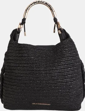 Shopper combinado efecto rafia - Lola Casademunt - FashionsVida