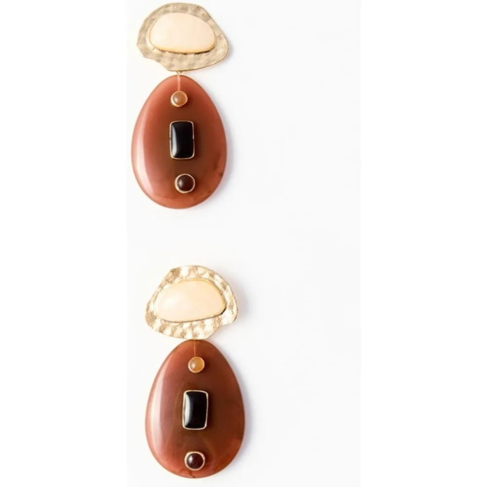 Pendientes lágrima bizantinos - Sfera - FashionsVida