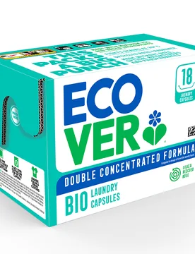 Bio Laundry Capsules - Lilac & Rescued Rose - 18 Capsules - Ecover - FashionsVida
