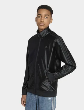 Track Top Firebird Metallic - Nero, nero nero Bambino taglia 7-8Y - Adidas - FashionsVida