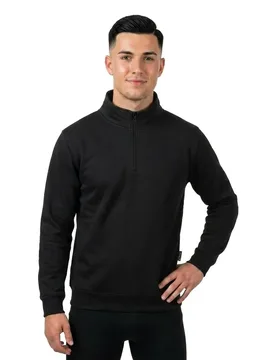 Sweat à Demi-zip Maui Black Carbon XL - U-Power - FashionsVida