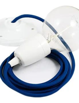 Cables Suspension Luminaire Rm12 Diy 1 M Blue / White One Size - Creative - FashionsVida