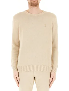 Maglione girocollo POLO BEIGE S - Ralph Lauren - FashionsVida