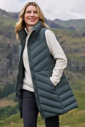 Anmore Womens Padded Gilet - Green - Green - Size: 18
