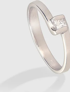 Anillo solitario diamante en oro - El Corte Inglés - FashionsVida