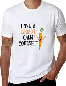 Have a carrot calm yourself T-Shirt man t shirt luxury t shirts designer T-Shirt - Aliexpress - FashionsVida