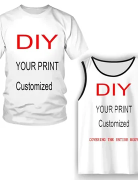 D printing party event/private design Diy customized men's short sleeved vest sleeveless sports slim fit gym masculine - Aliexpress - FashionsVida
