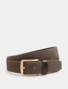 Contrast Suede Belt Mole male - Autograph - FashionsVida