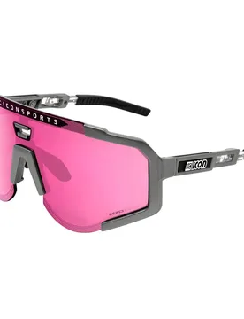 Occhiali Da Sole Polarizzati Aeroscope Anthracite Grey / Pink - SCICON - FashionsVida