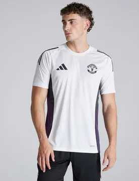 Manchester United Tiro 25 Competition Training Jersey White M - Adidas - FashionsVida