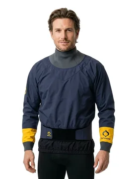 Hexagon Jacket Blue / Grey / Yellow L Men - Spade Kayaks - FashionsVida