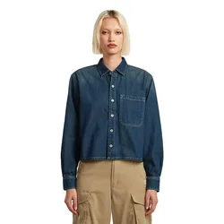 Camicia A Maniche Lunghe Boxy Relaxed 1 Pocket Antique Faded Cyclone L
