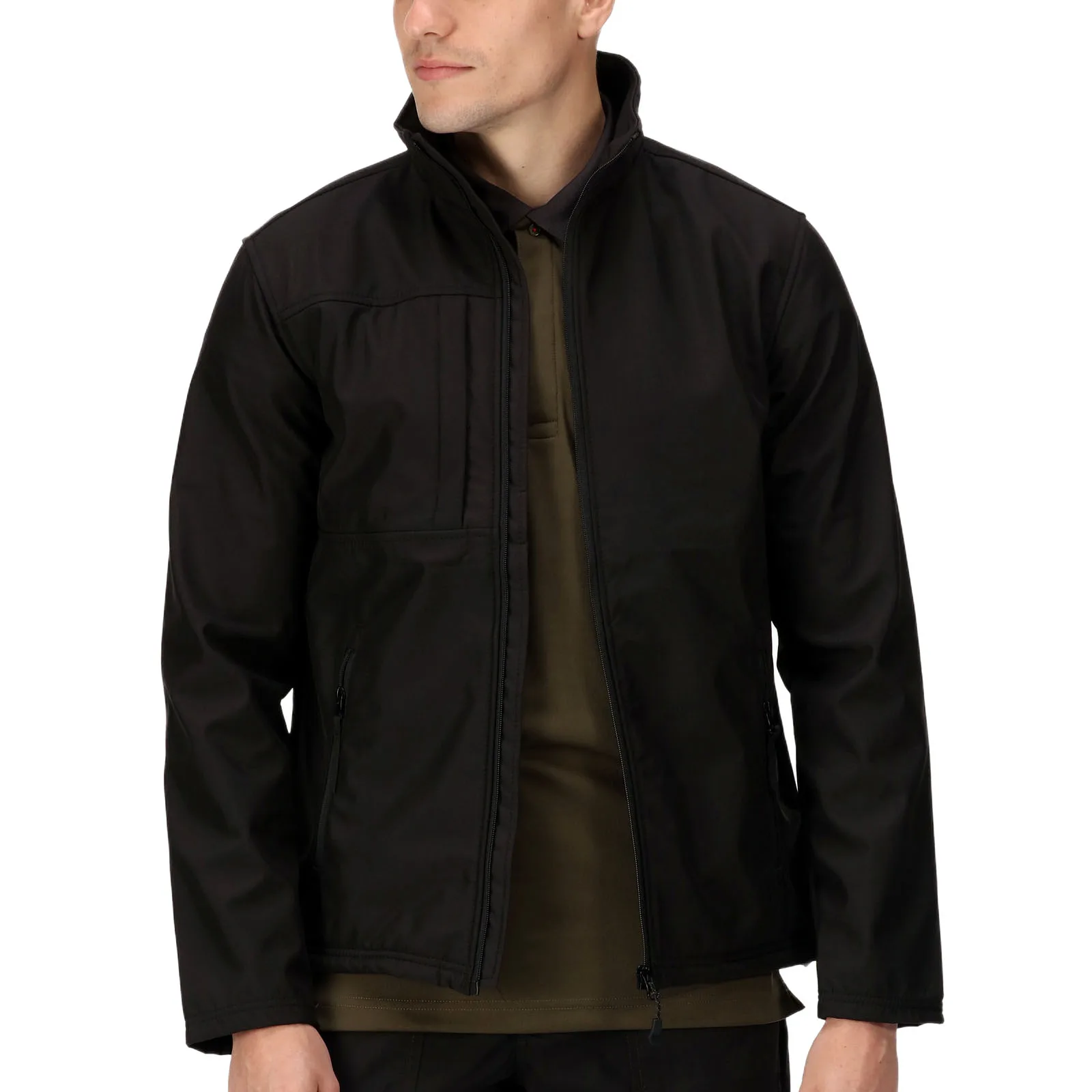 Professional Mens Octagon Ii Printable 3 Layer Membrane Softshell -Black - Size 2xl - Regatta - FashionsVida