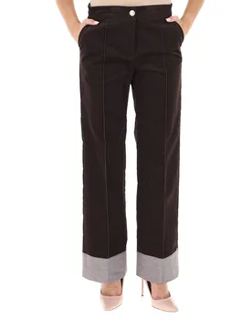 Pantalone in velluto TESTA DI MORO XL - Rinascimento - FashionsVida