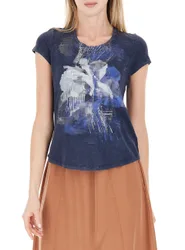 DEHA T-shirt girocollo BLU NAVY XS