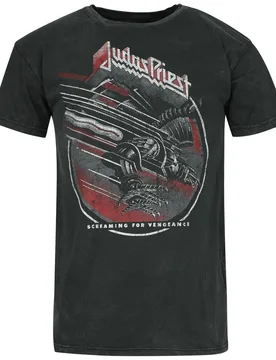T-Shirt - SCF - S bis 4XL - für Männer - Größe M - anthrazit - EMP exklusives Merchandise! - Männer - male - Judas Priest - FashionsVida