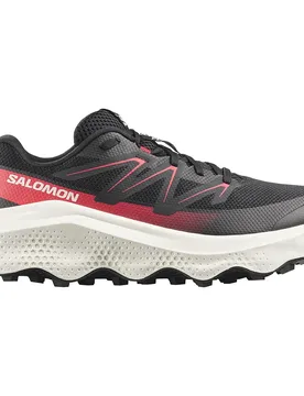 Ultra Flow 2 Trail Running Shoes Black / Vanilla Ice / Fiery Red UK 8.5 Men - Salomon - FashionsVida