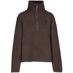 Maglione in pile da donna Haarleenaa marrone XS