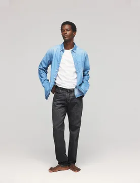 Camisa vaquera de hombre regular de algodón walter - Ecoalf - FashionsVida