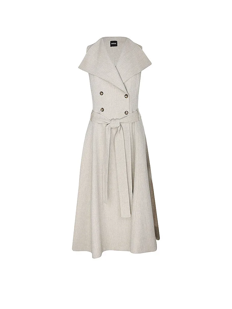 Boss Midikleid DATRENA1 beige 42 - BOSS - FashionsVida