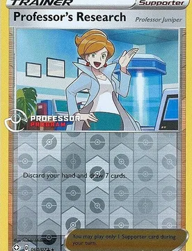 Pokemon Shining Fates 060/072 Professor's Research [Juniper] (Professor Program League Promo) - Pokémon - FashionsVida