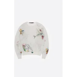 Jersey de mujer de manga larga con estampados