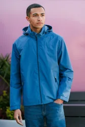 Mens Lightweight Funnel Neck Zip Jacket - - Size: L