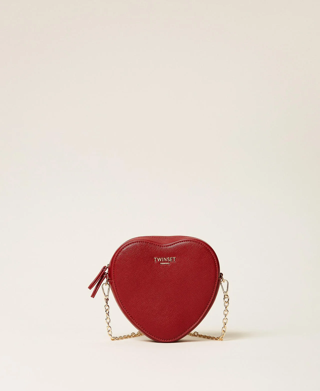 Mini sac en forme de caur avec bandoulière - TWINSET - FashionsVida