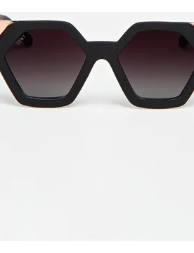 Gafa de sol de mujer geométrica en acetato con lente degradada - Tiwi - FashionsVida